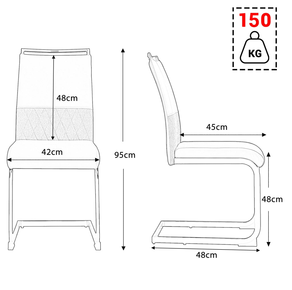 Sedia da pranzo nera in metallo con schienale ergonomico imbottito