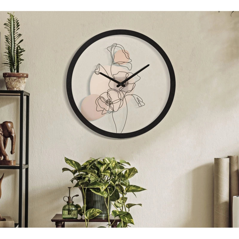Orologio Da Muro Flower -b- cm ø 40x3,5