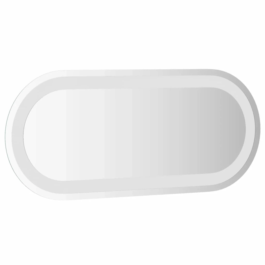 Specchio da bagno LED Trasparente 60 x 25 cm vetro temperato 42045851