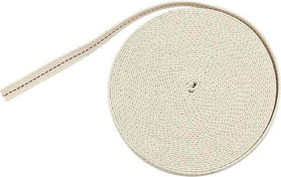 Lampie wick per lampade a olio 10 metri - 1/2 pollice lampada a olio - fiamma di cotone