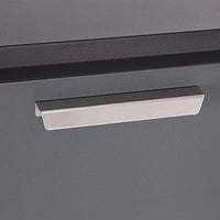 Cassetta postale per pacchi nera 50x37,5x115cm Portapacchi con serratura