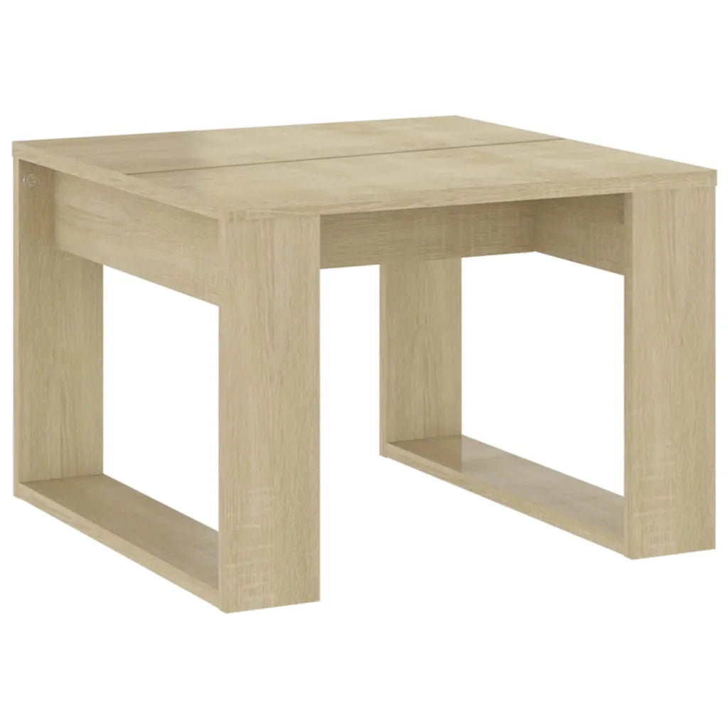 Tavolino di Servizio Rovere Sonoma 50x50x35 cm in Truciolato 808624