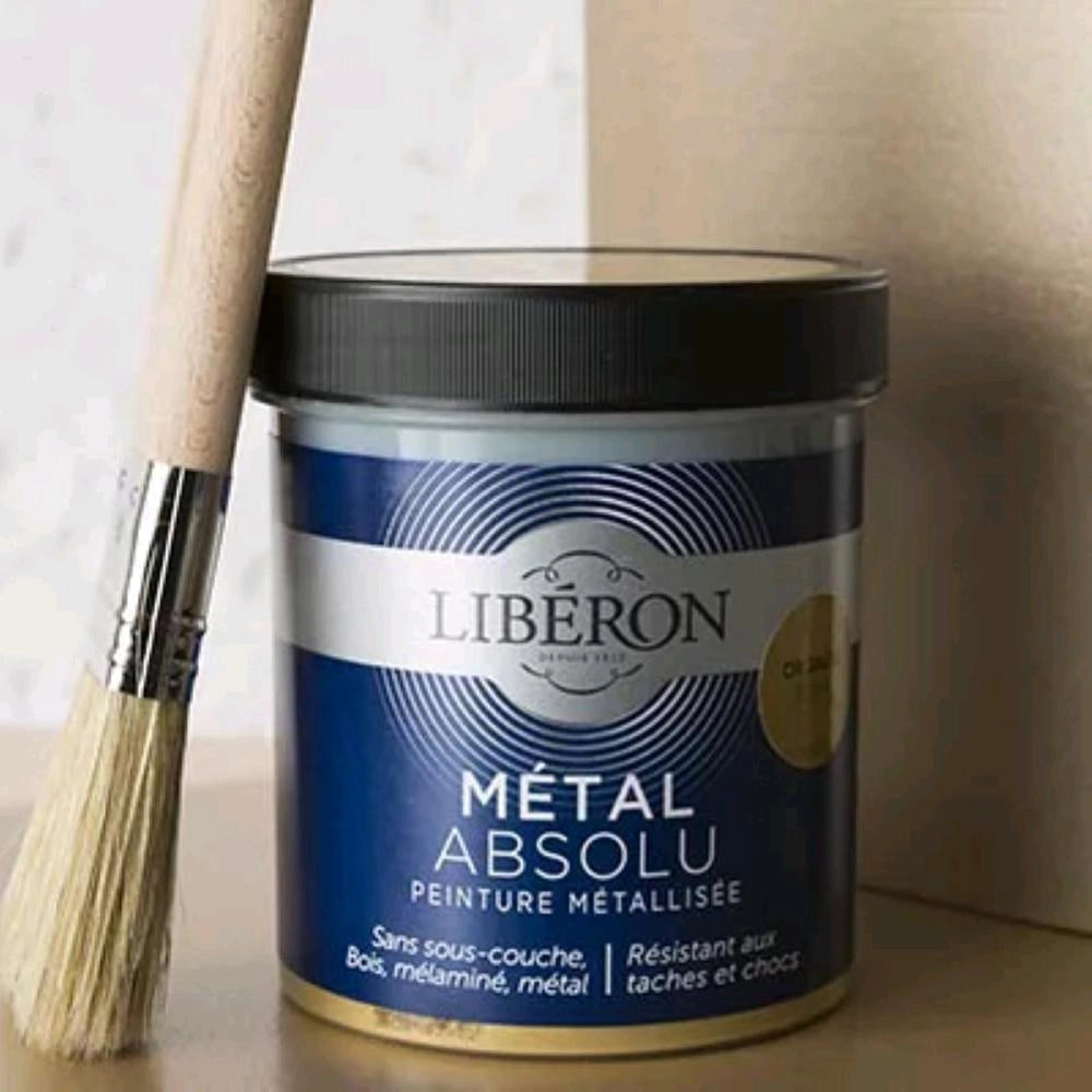 Liberon Pittura Vernice Metallizzata per Mobili Colore Ghisa Opaco 500 ml