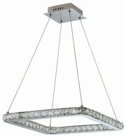 Lampadario LED cristallo Candellux Lords 31-34854 cromo