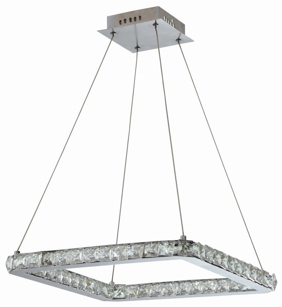 Lampadario LED cristallo Candellux Lords 31-34854 cromo