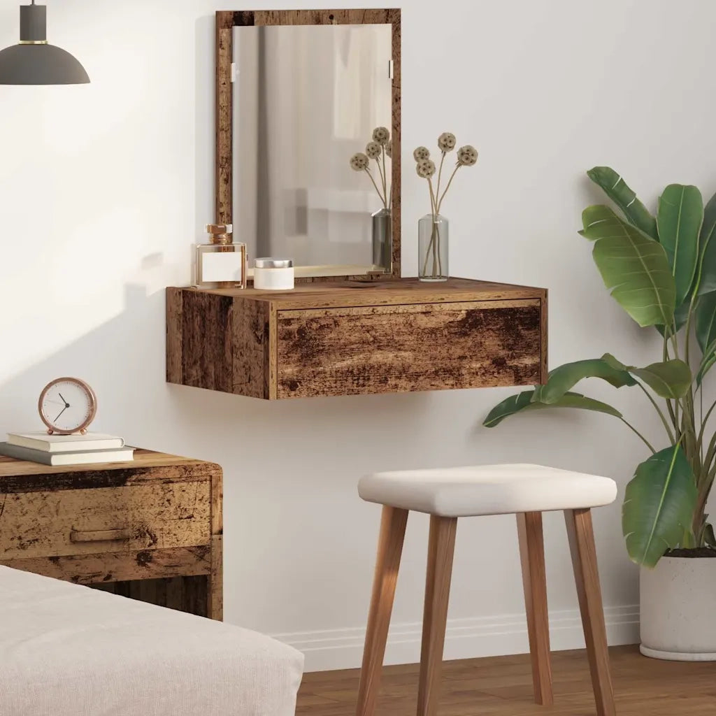 Tavolo da Trucco Marrone 60 x 40 x 70 cm Legno multistrato 865197