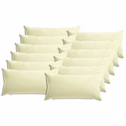 Federa 12 pcs HEERLEN Crema 40 x 80 cm Poliestere 910023