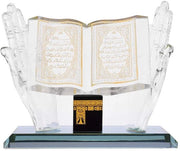 Decorazione decorativa di cristallo islamico - Souvenir di edifici islamici - Ornamento unico per la casa - 12,5 x 6,2 x 10,4 cm