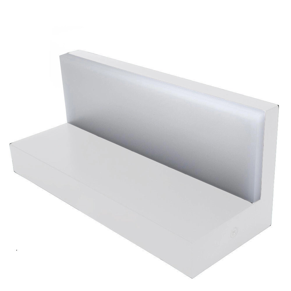 Trade Shop - Applique A Led 10 Watt Lampada Da Parete Per Balconi Giardino Ip54 Cct Switch B82-3c -