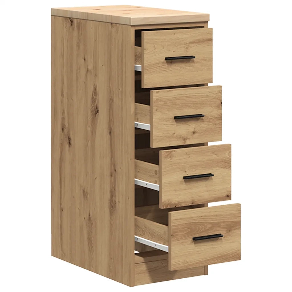 Armadietto per Garage in Rovere Artigianale 30x51x85 cm