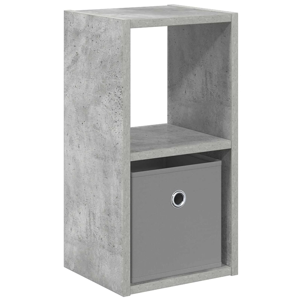 Comodino Grigio cemento 25,5 x 22 x 49,5 cm Legno multistrato