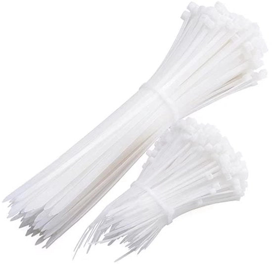 Cavi elettrici 5x200mm - Nylon - Riciclabile - Cerniere a rientro - 500 pezzi - Resistente all'usura - Cinture di avvolgimento