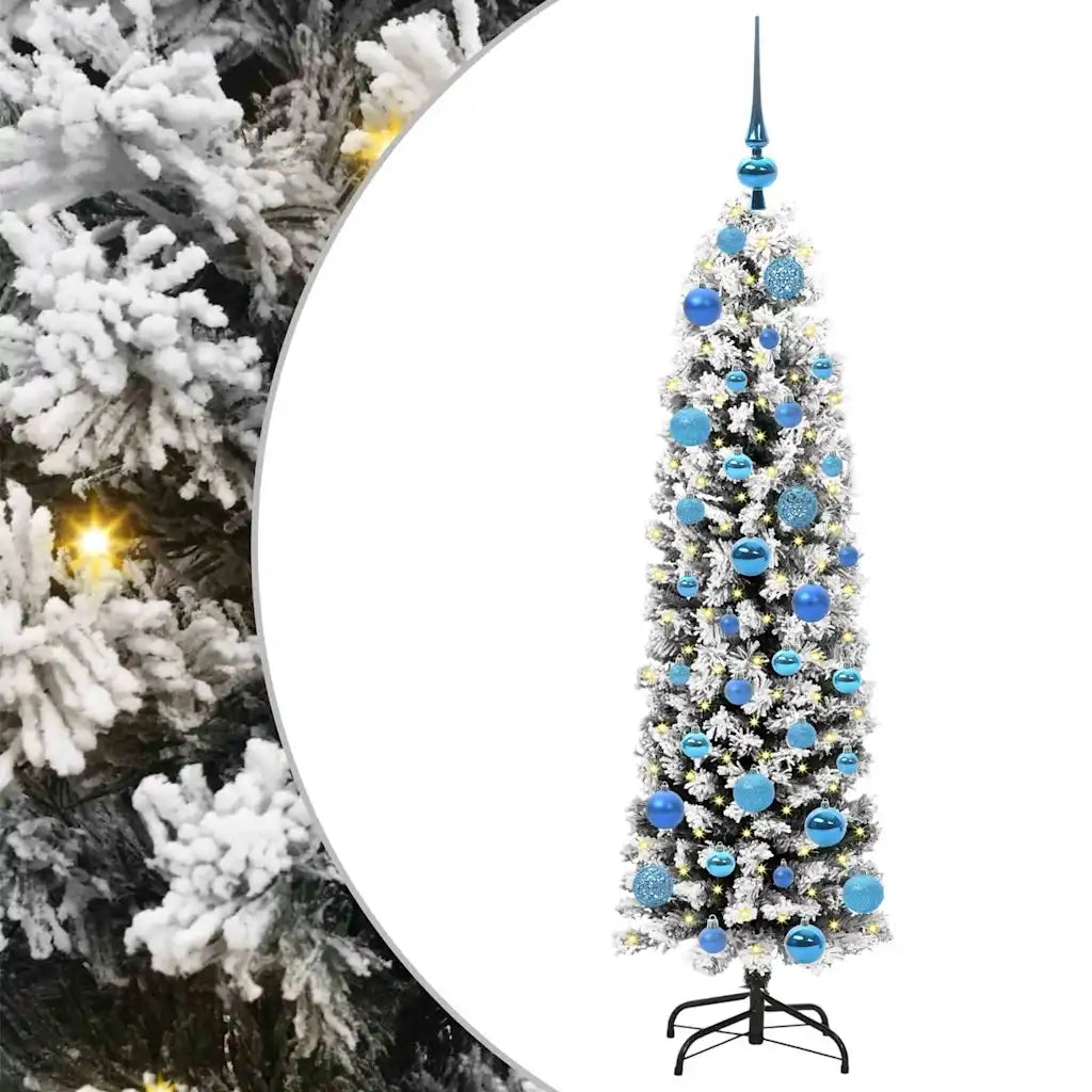 Albero di Natale artificiale con 150 LED Verde 150 cm 3395012