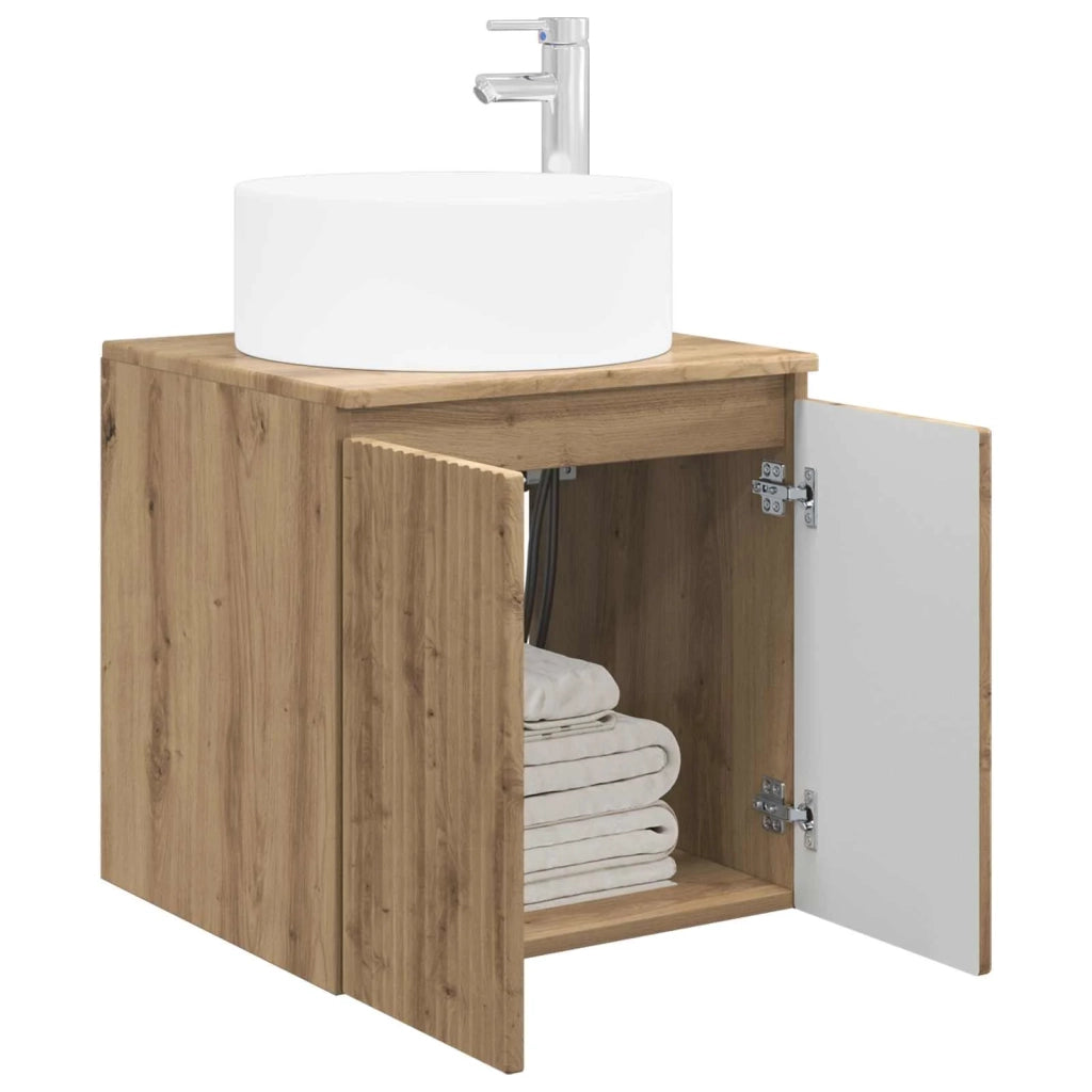 Mobile lavabo da parete Rovere Artigianale 890471