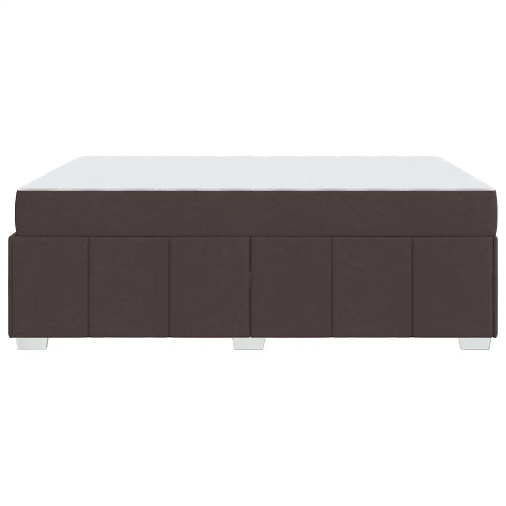 vidaXL Struttura del letto Marrone scuro 140 x 200 cm Tessuto