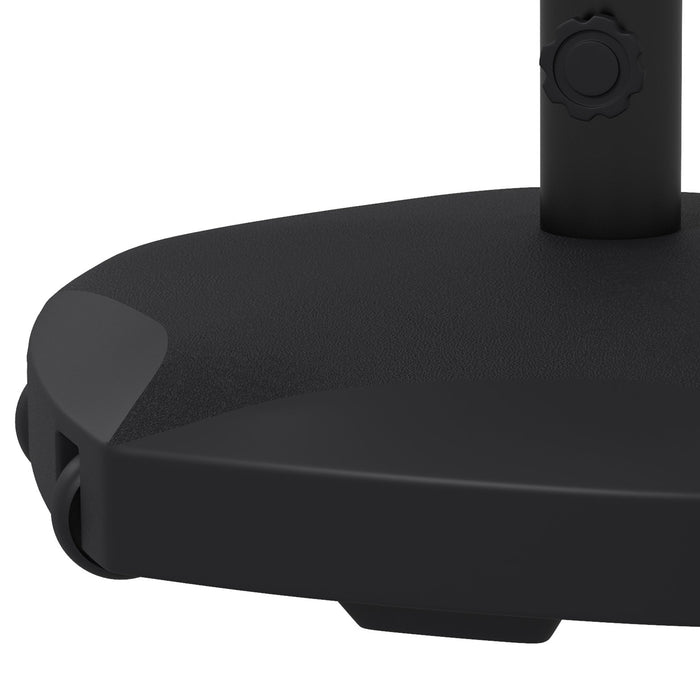 Base per Ombrellone 25kg per Pali da 38-48mm Ø54x46,5 cm in Cemento e Plastica Nero