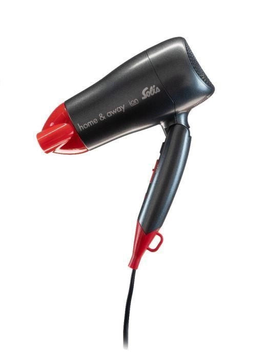 Solis Home & Away asciuga capelli 1800 W Nero, Rosso