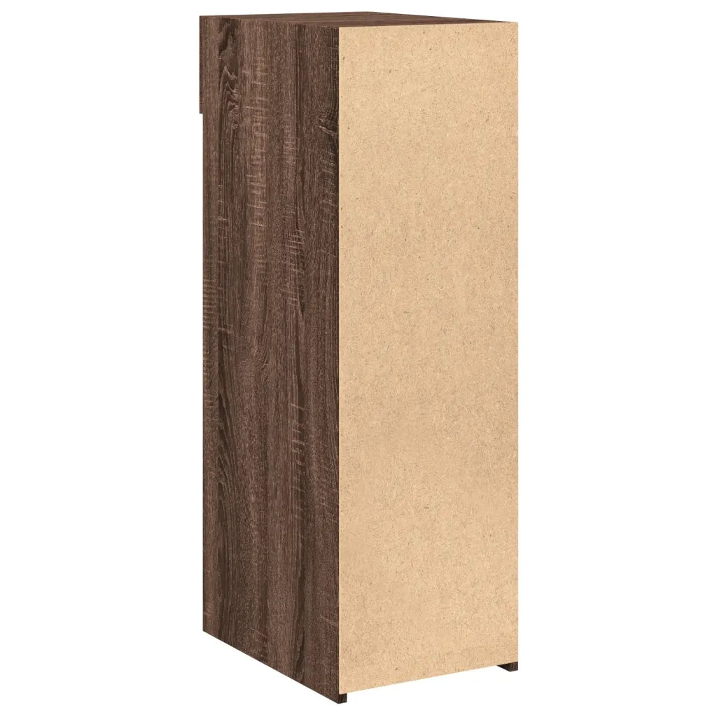 vidaXL Credenza Rovere Marrone 30x42,5x93 cm in Legno Multistrato