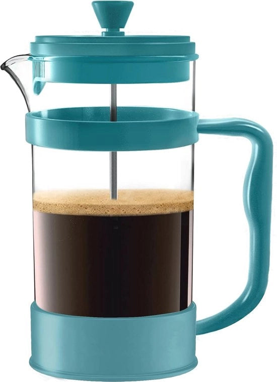 French Press Koffiezetapparaat Portatile con Vaschetta in Vetro Termoresistente 1000 ml
