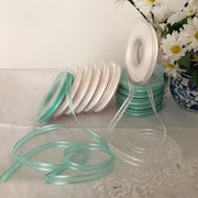 Trade Shop - Nastro Organza Doppio Raso 6 Mm Rotolo Bobina 23m Decorazioni Fai Da Te -