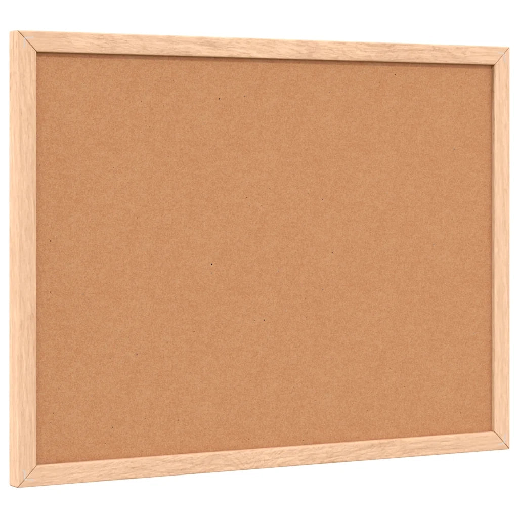 Tavola in Sughero con Cornice Legno Massello di Pino 40x30 cm 4017415