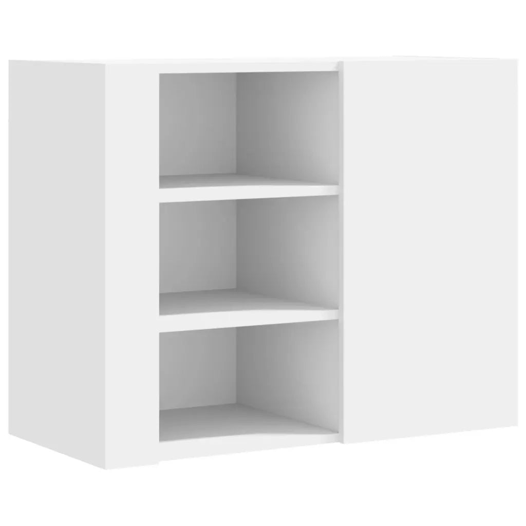 Armadietto a Muro Bianco 75x35x60 cm in Truciolato 848423