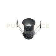 INCASSO DOT R5DA NERO TONDO 5W 600LM CCT 3000K / 4000K  4X5,5CM