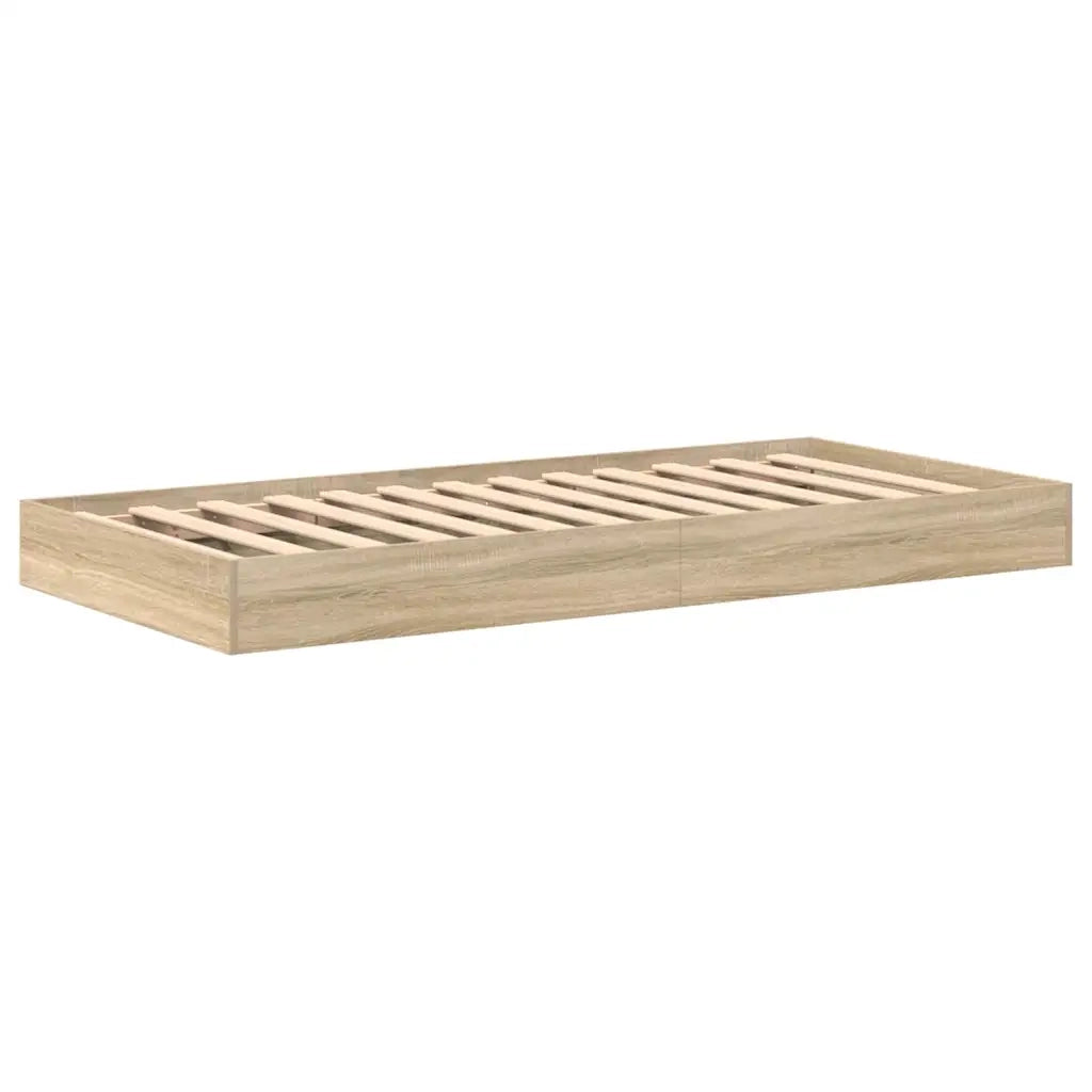 Letto Libreria Rovere Sonoma 75 x 190 cm Legno multistrato 3335755