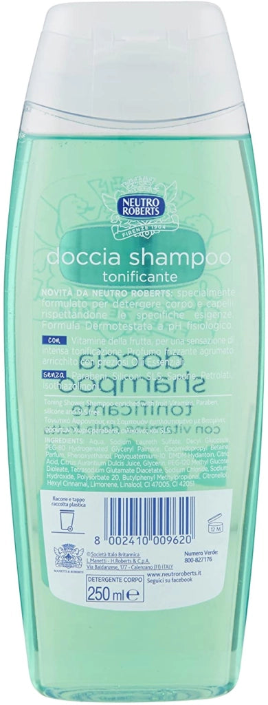 NEUTRO ROBERTS DOCCIA SHAMPOO 250ML TONIFICANTE