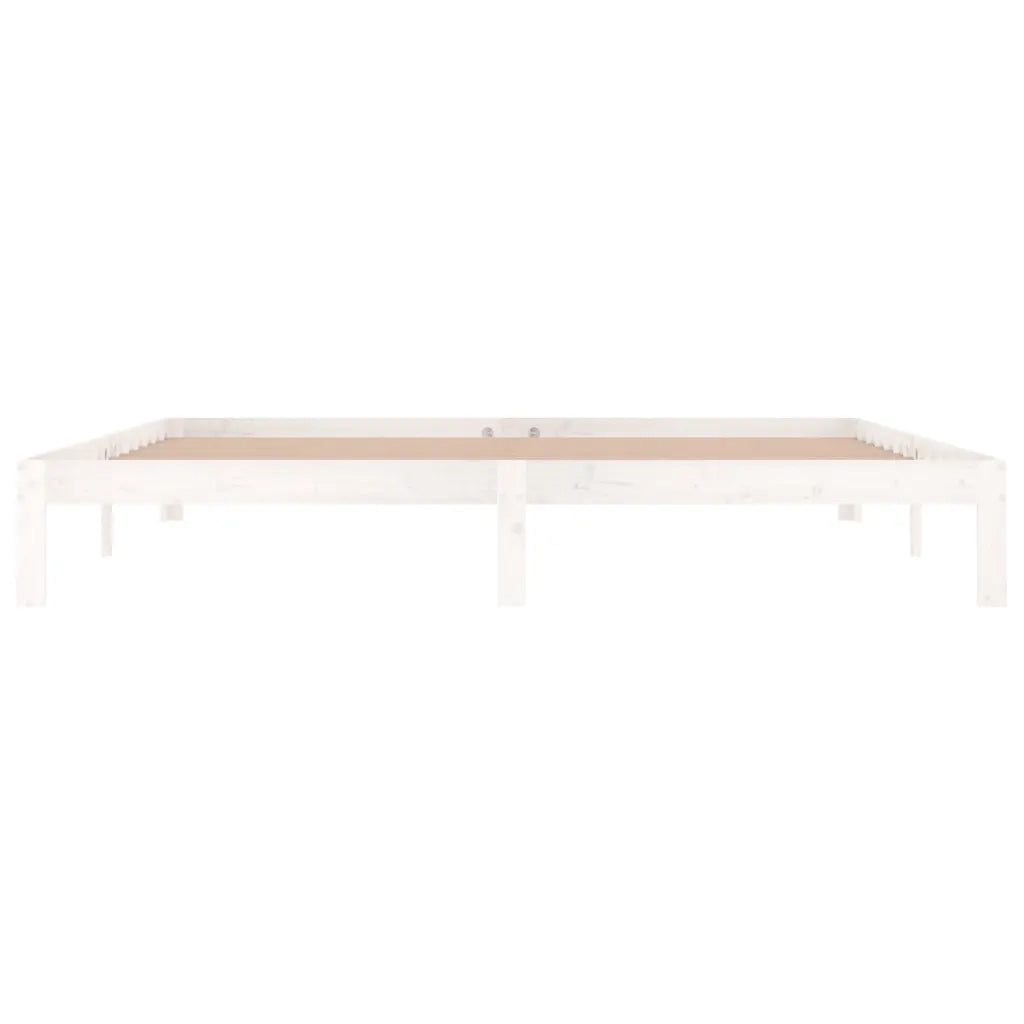 Giroletto Bianco in Legno Massello di Pino 200x200 cm 810386