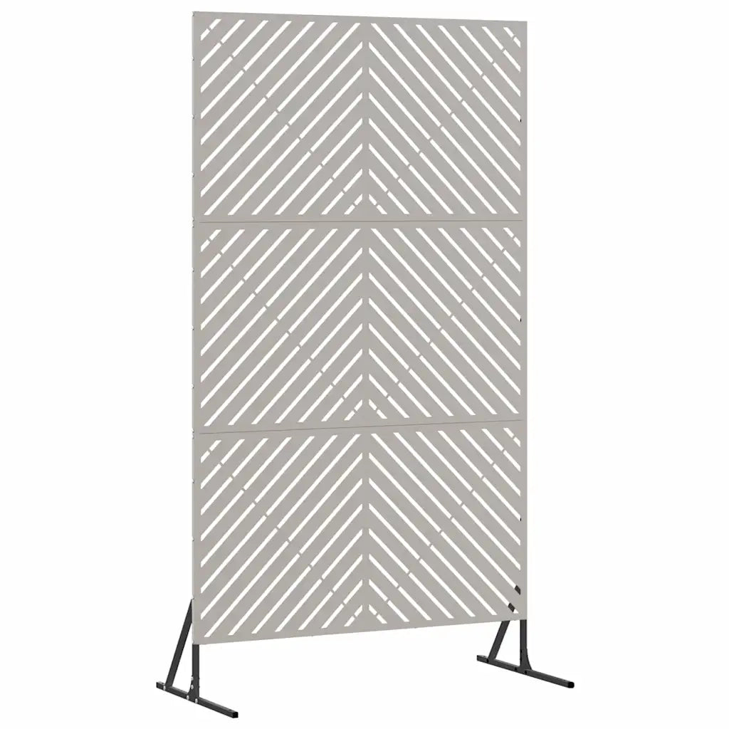 Schermo per Privacy Grigio 100 x 50 x 180 cm Acciaio CFW1594657