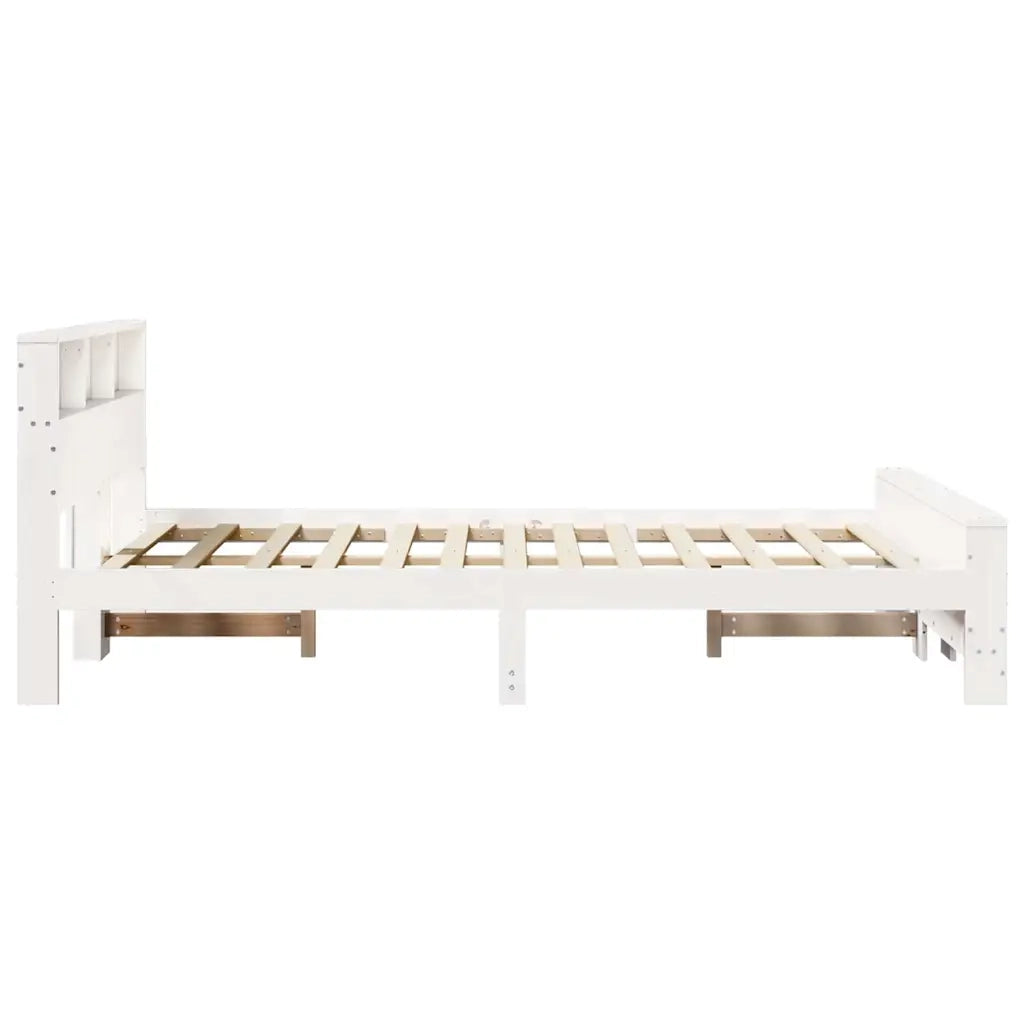 Struttura del letto Bianco 120 x 190 cm Legno multistrato