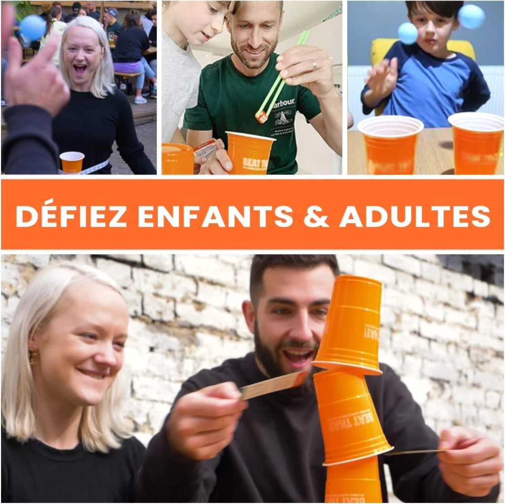 BEAT THAT! - Il Gioco Delirante delle sfide pazze da affrontare con la famiglia o gli amici - Gioco di società per Bambini, Adolescenti e Adulti