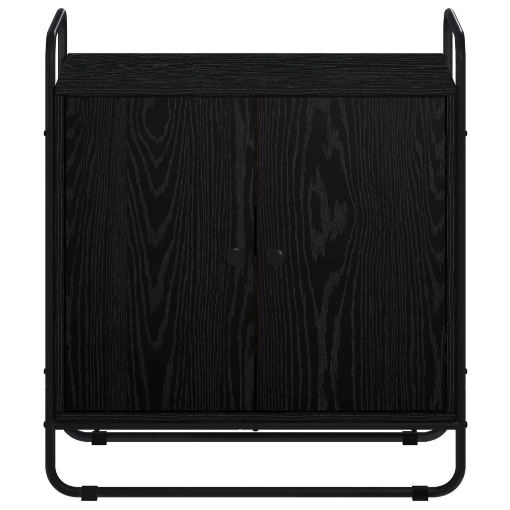 Credenza Rovere Nero 68 x 35 x 75 cm Legno ingegnerizzato 8007966