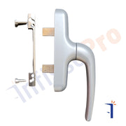 Maniglia cremonese Giesse Prima 01024 per finestre e persiane. Colore: ARGENTO