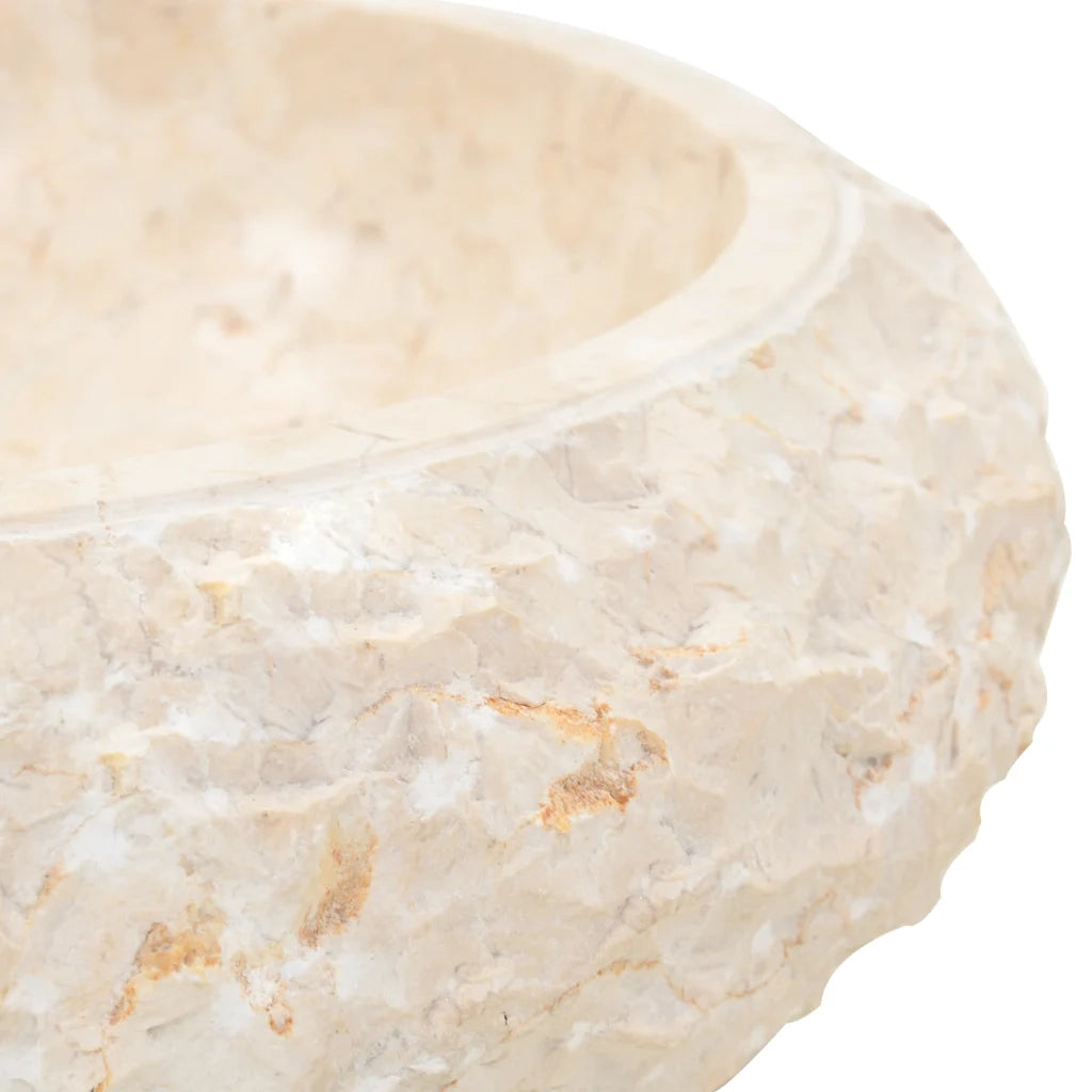 Lavandino 40x12 cm in Marmo Crema cod mxl 56395