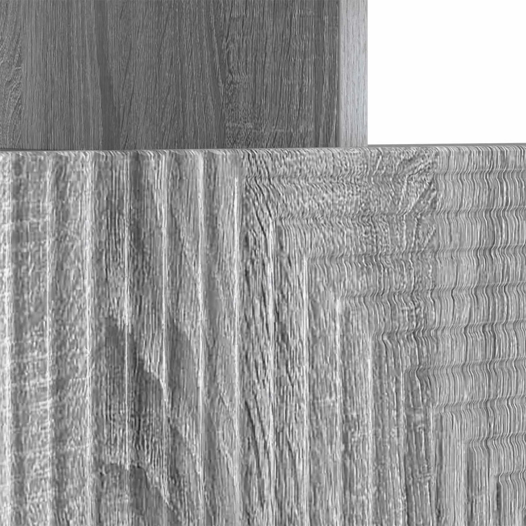 Mobile TV LED Sonoma grigio Legno ingegnerizzato 896991