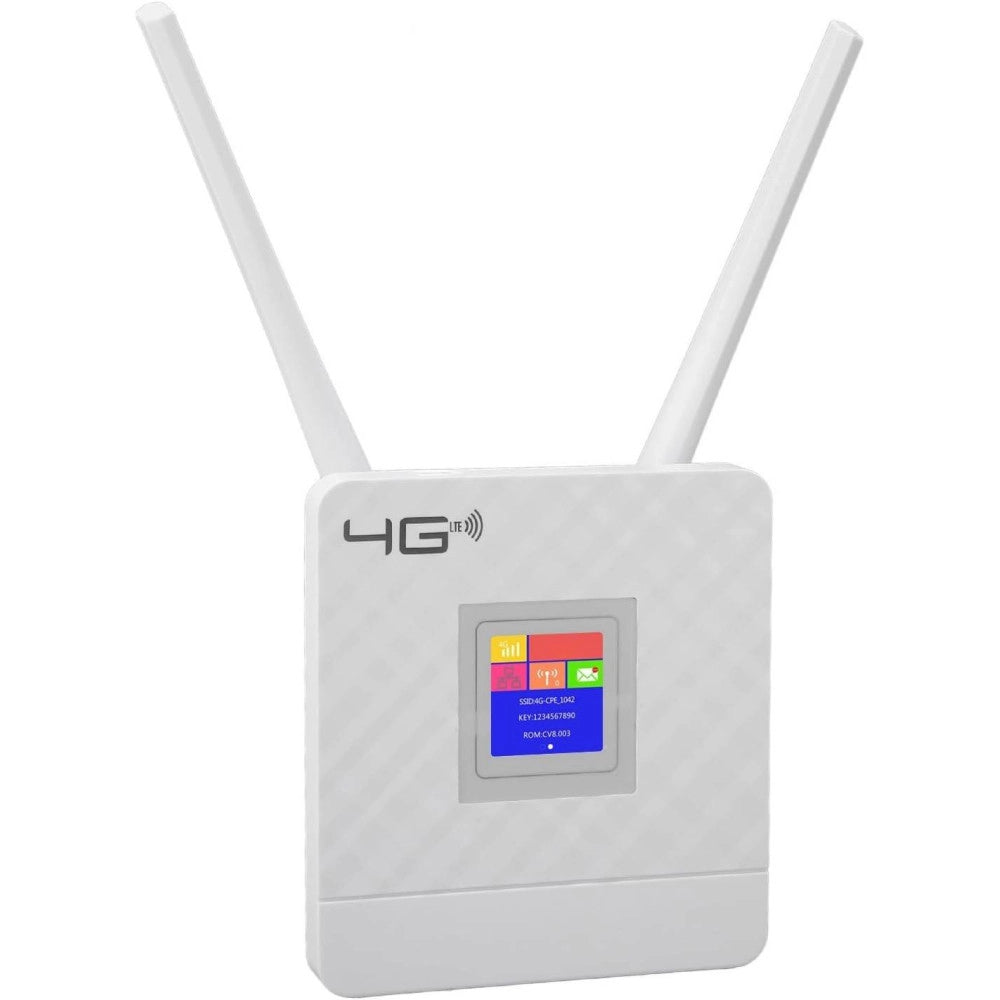 Trade Shop - Modem Router Per Sim 4g Lte Wifi Hotspot Doppia Antenna Porta Lan Universale Cpe -