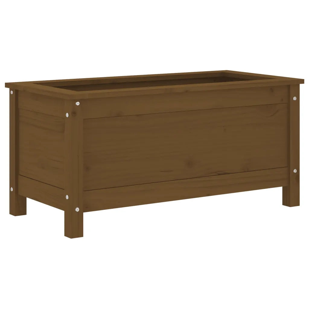 Fioriera da Giardino Ambra 82,5x40x39 cm Legno Massello di Pino 825257
