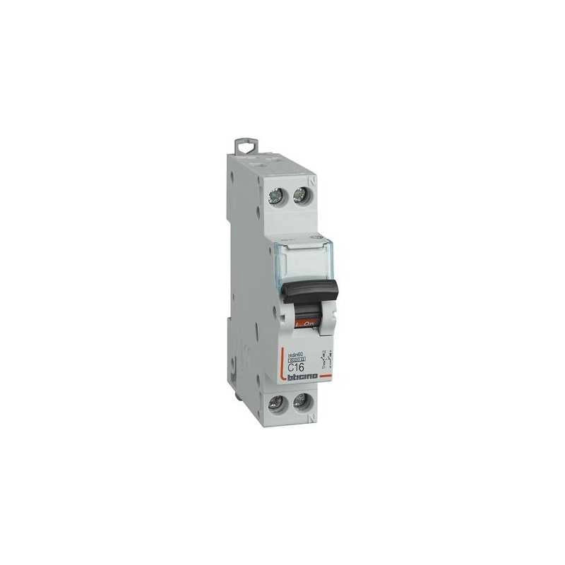Fn881C16 Btdin60 - Interruttore Magnetotermico 1P+N Curva C