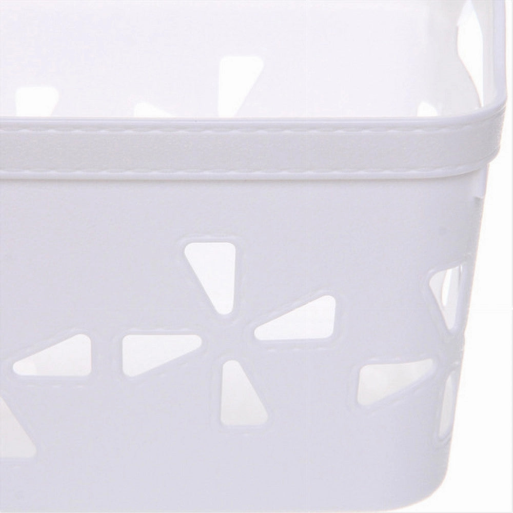 Trade Shop - Cesto Portaoggetti Cestino Porta Tutto Con Maniglie 21x15x14cm Assortiti 10724 -