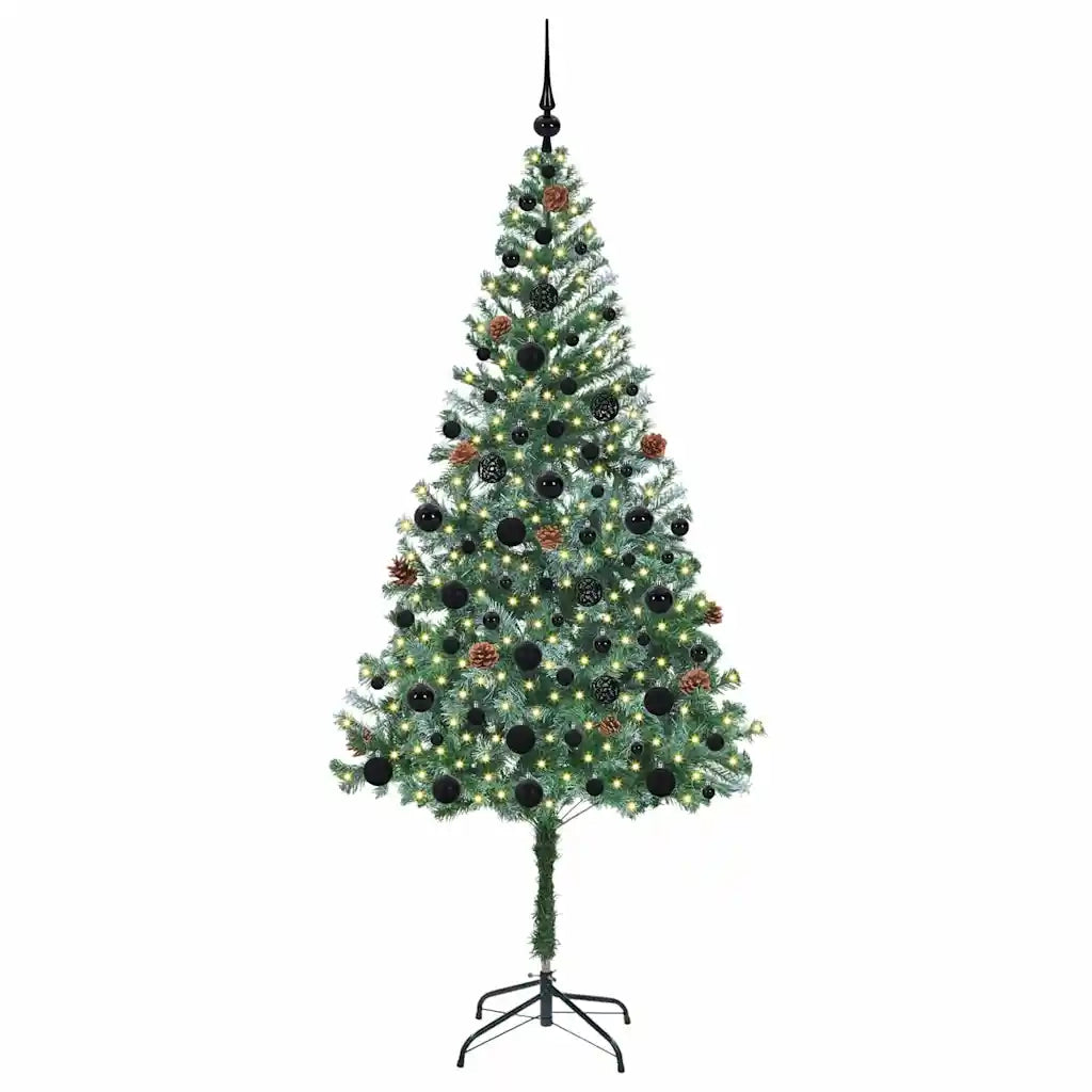 Albero di Natale | Decorazioni natalizie artificiale Verde 180 cm PVC e Acciaio
