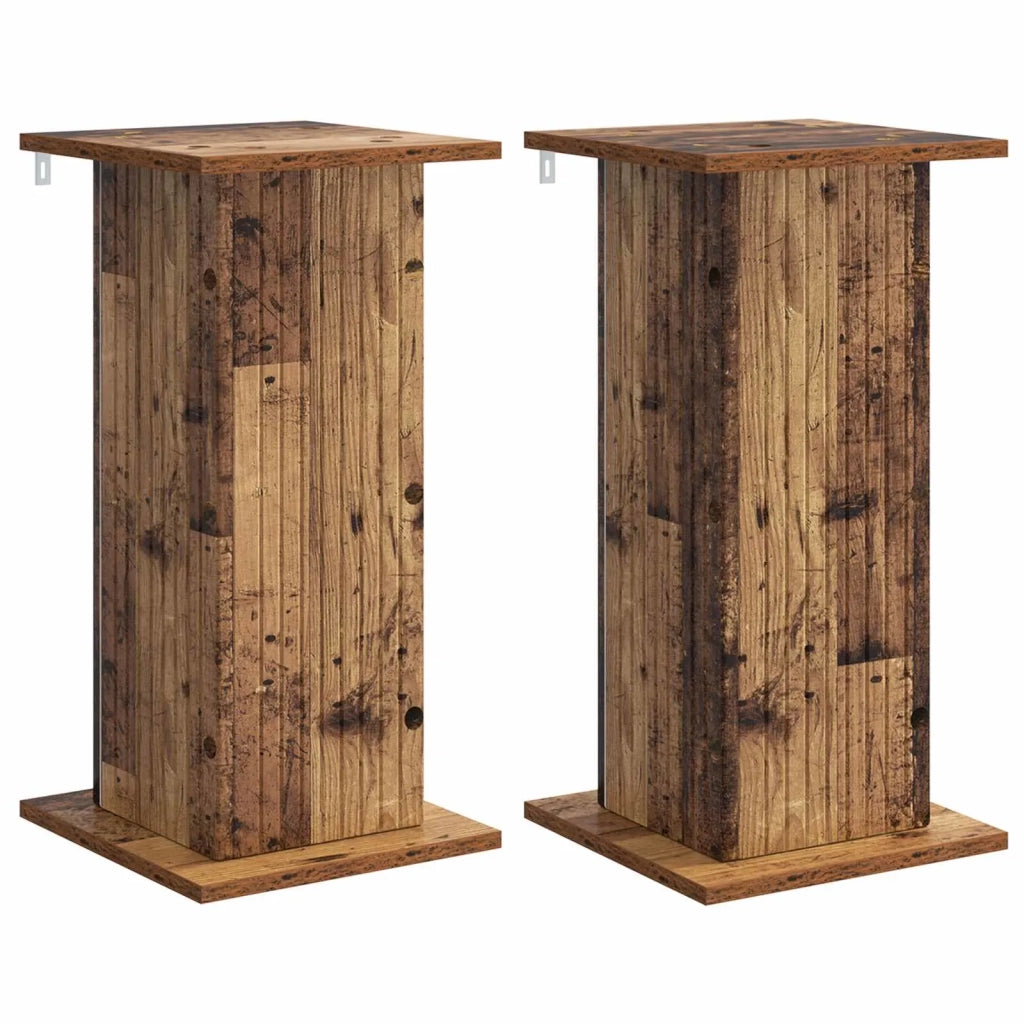 Supporto per piante 2 pz Legno antico 30,5 x 30 x 60,5 cm 899795