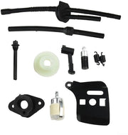 Kit di riparazione per sega a catena 2500 25cc - pezzo di iniezione spruzzo - piatto bar - tubo di combustibile olio - 10 pezzi - sega