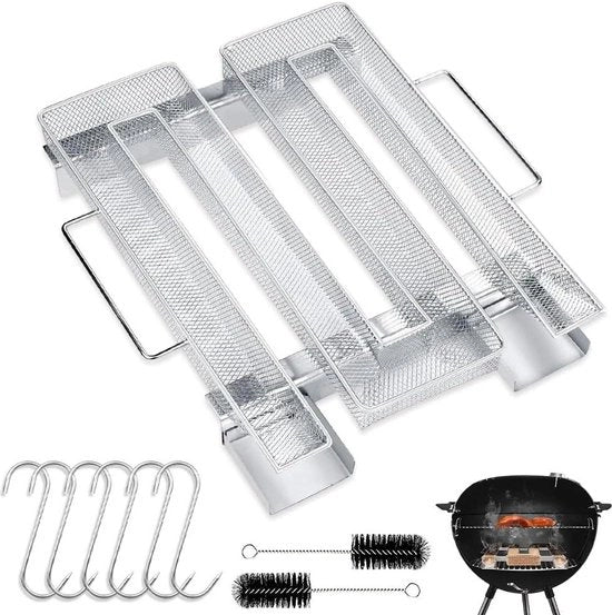 Generatore di fumo freddo - spirale a fumo M con setole e ganci - efficiente e risparmiatore di energia - facile da utilizzare - barbecue a pallina forno a fumo.