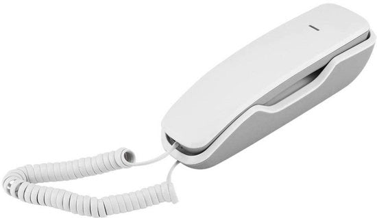 Telefonocellulare con cancellazione del rumore - Telefono da parete - Funzione di assorbimento del rumore - Riproduzione con un solo pulsante - Dimensioni 20 x 7,2 x 6,2 cm - Telefono da muro