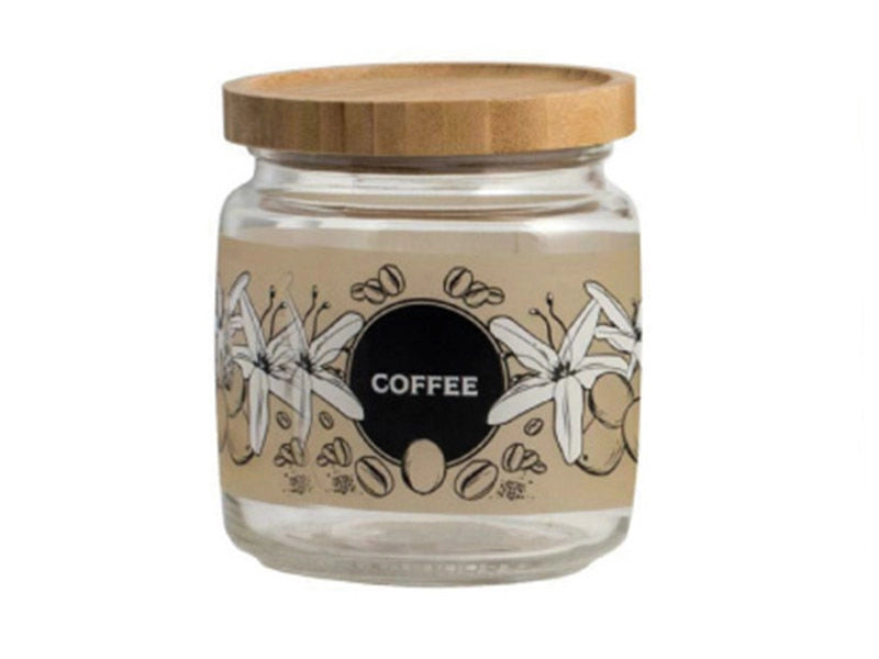 Bormioli Rocco Barattolo Giara 0.75 Litri Bamboo Coffee