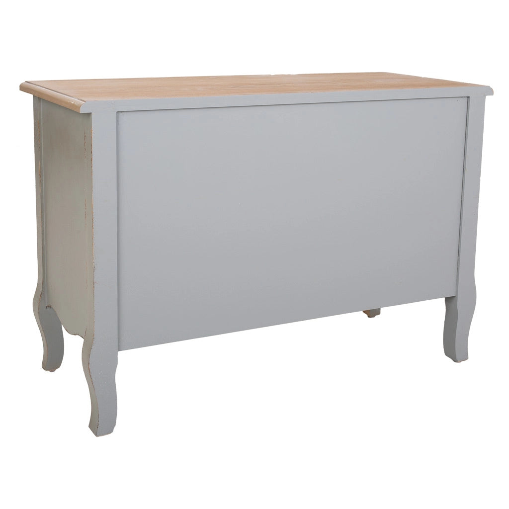 Mobile da ingresso in legno grigio 83x36x56,5h