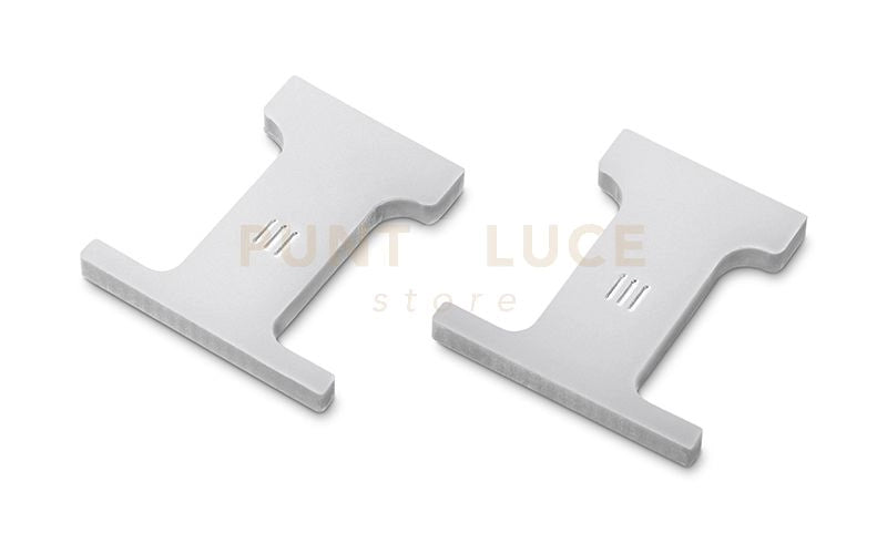 TAPPI RIGA C/F - 2 PEZZI PER PROFILO "RIGA C/F" COLORE BIANCO