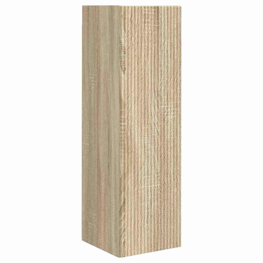 Mobile TV moderno da parete dal design elegante e componibile 100 x 31 x 29,5 cm in rovere Sonoma 02_0056210